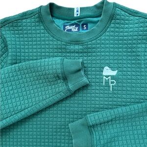 Inward Half Quilted Green Men’s‎ Long Sleeve Sweatshirt Size Small Golf/Golfer